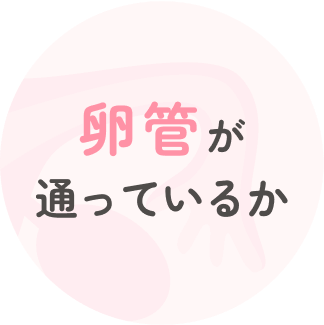 卵管が通っているか